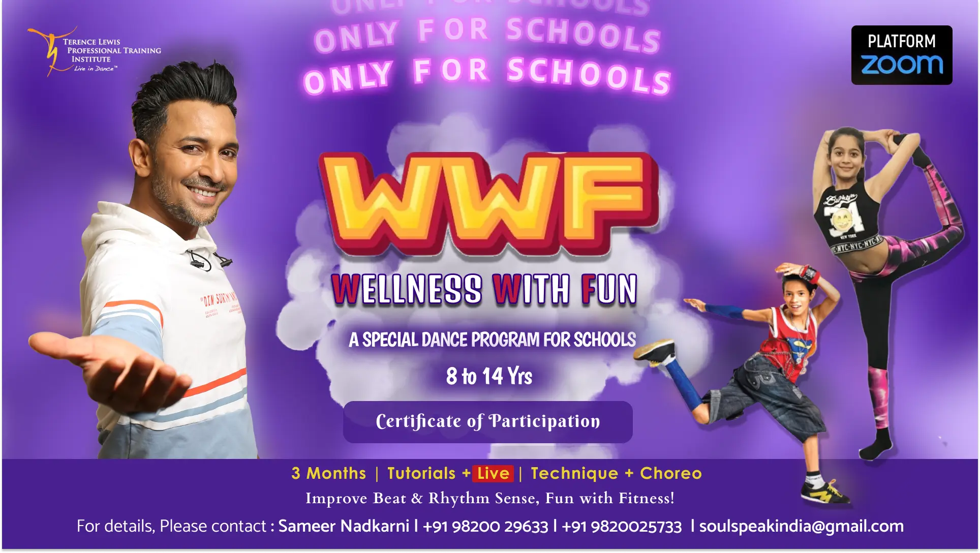Special Dance Course Only for Schools - WWF (Wellness With Fun)